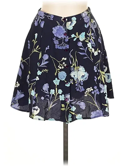 Pre-owned Wrapper Casual Skirt In Blue