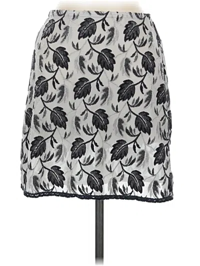 Pre-owned Wrapper Casual Skirt In Gray
