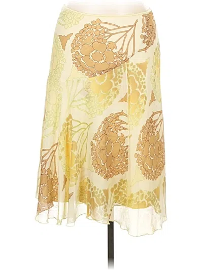 Pre-owned Wrapper Casual Skirt In Yellow