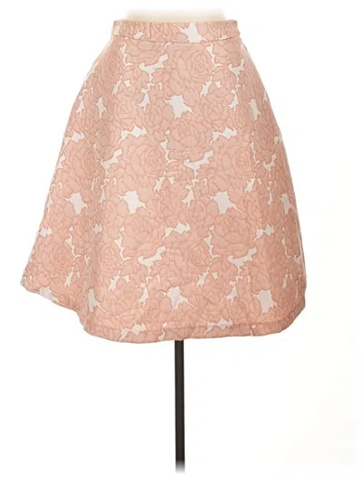 Pre-owned Wrapper Formal Skirt In Pink