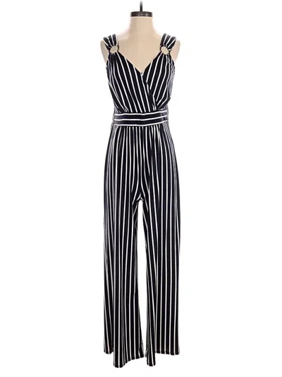 Pre-owned Wrapper Jumpsuit In Blue