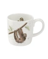 Wrendale Designs Hanging Around Mug - Set Of 4 In White