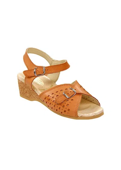 Wörishofer Women's Worishofer 811 Sandal In Cognac In Green