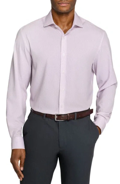 Wrk W.r.k Circle Geo Performance Dress Shirt In Pink