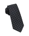 Wrk Classic Dot Silk Tie In Neutral