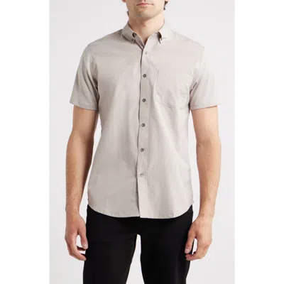 Wrk W.r.k Hudson Reworked Slim Fit Short Sleeve Button-down Shirt