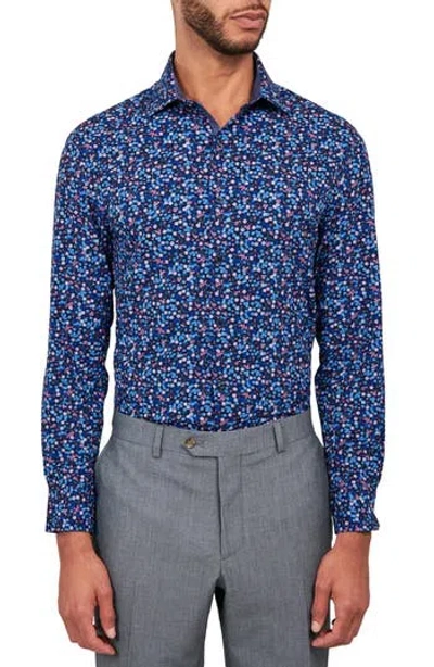 Wrk W.r.k Liberty Floral Print Stretch Performance Dress Shirt In Multi