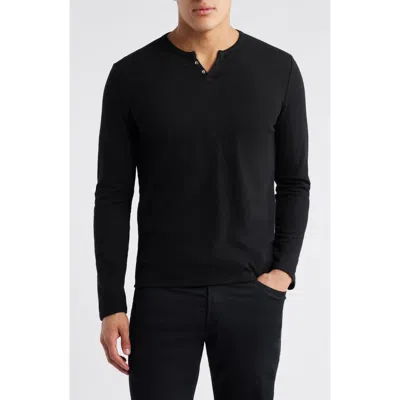 Wrk W.r.k Lucerine White Waffle Cotton & Modal Henley