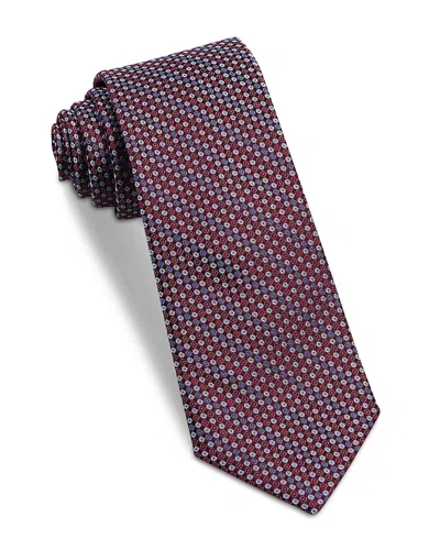 Wrk Neat Dot Silk Tie In Neutral