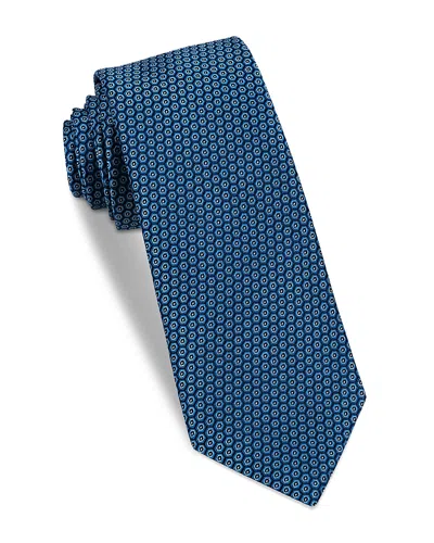 Wrk Neat Silk Tie In Blue