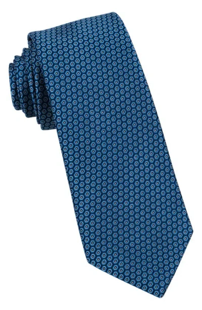 Wrk Neat Silk Tie In Horizon