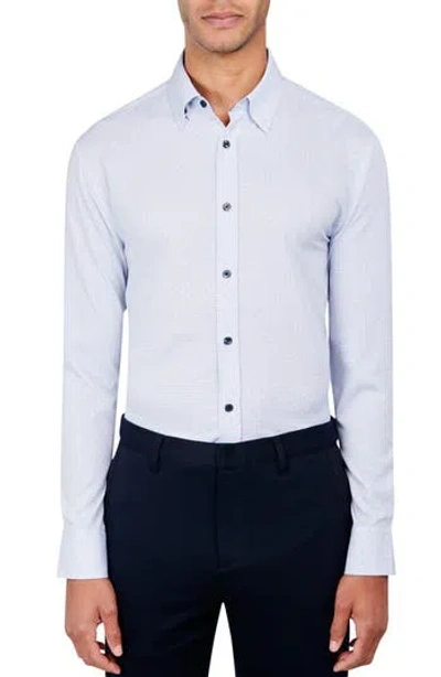 Wrk W.r.k Regular Fit Dot Print Performance Stretch Dress Shirt In Multi