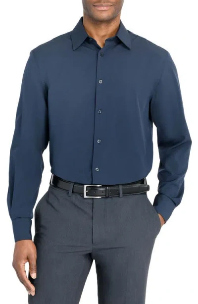 Wrk W.r.k Regular Fit Solid Performance Dress Shirt