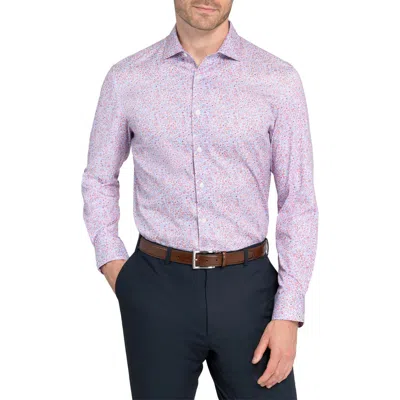 Wrk W.r.k Reworked Slim Fit Cotton Dress Shirt In Purple