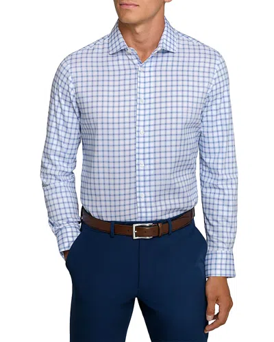 Wrk Slim Fit Check Reworked Dress Shirt In Blue