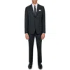 Wrk Best Solid Slim Fit Suit In Black