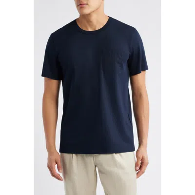 Wrk W.r.k Solid Reworked Slim Fit T-shirt In Blue