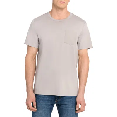 Wrk W.r.k Solid Reworked Slim Fit T-shirt In Gray
