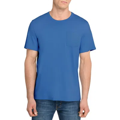 Wrk W.r.k Solid Reworked Slim Fit T-shirt In Blue
