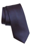 Wrk Textured Silk Tie In Burgundy
