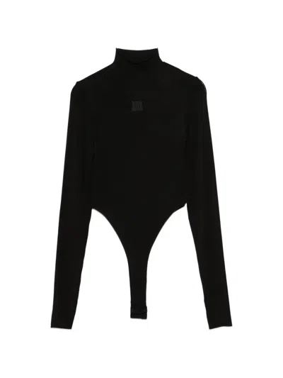 Wrstbhvr Amber Long-sleeve Bodysuit In Black