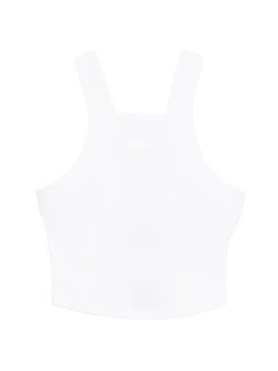 Wrstbhvr Anitra Ribbed Tank Top In White