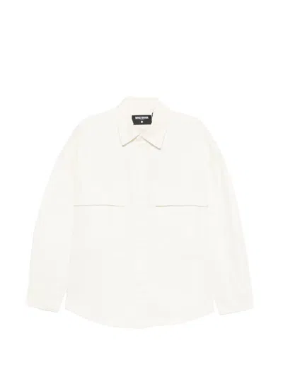 Wrstbhvr Best Flap-pocket Denim Shirt In Neutral
