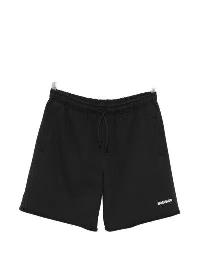 Wrstbhvr Drawstring Shorts In Black