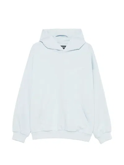 Wrstbhvr Hako V2 Logo-print Drop-shoulder Hoodie In Blue