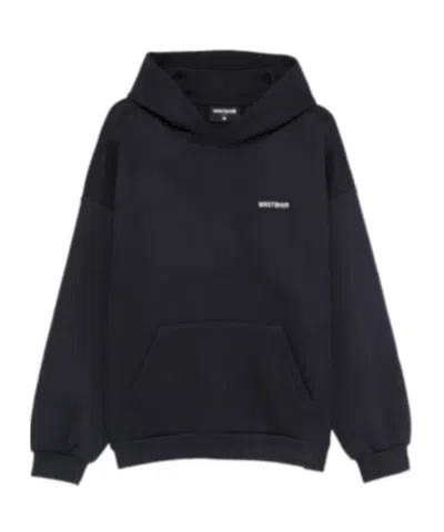 Wrstbhvr Hooded Pouch Sweater In Darksapphire