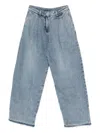 Wrstbhvr Jella Pleated Jeans In Blue