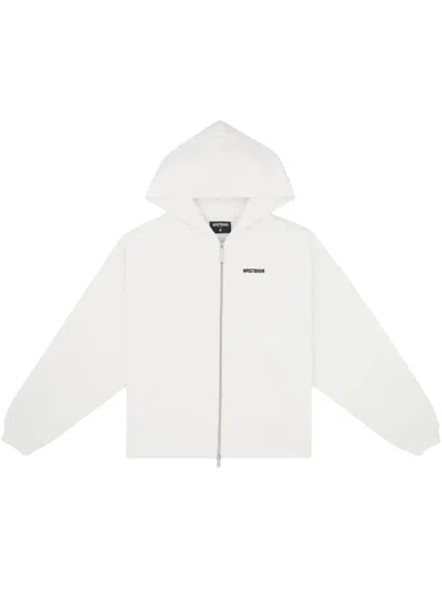 Wrstbhvr Logo-print Hoodie In White