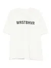 Wrstbhvr Logo-print T-shirt In Neutral