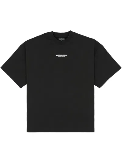 Wrstbhvr Logo-print T-shirt In Schwarz