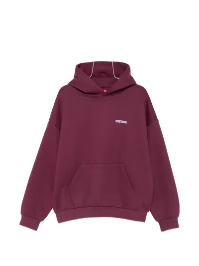 Wrstbhvr Logo-print Hoodie In Purple