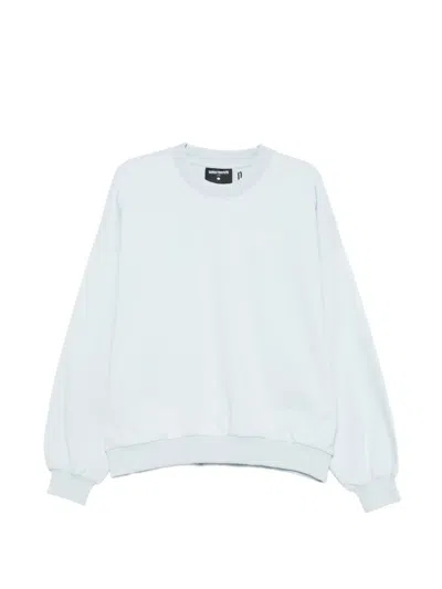 Wrstbhvr Logo-print Sweater In Blue