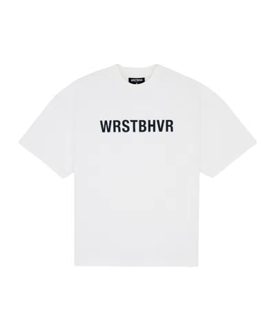 Wrstbhvr Logo-print T-shirt In White