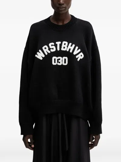Wrstbhvr Luna V3 Logo-detail Sweater In Black
