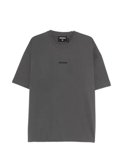 Wrstbhvr Pinstripe T-shirt In Gray
