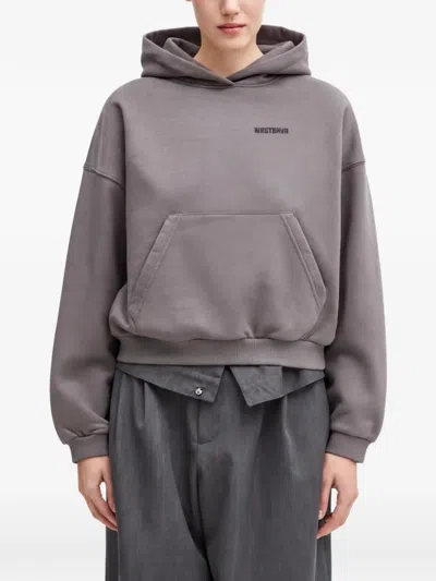 Wrstbhvr Pocket Hoodie In Gray