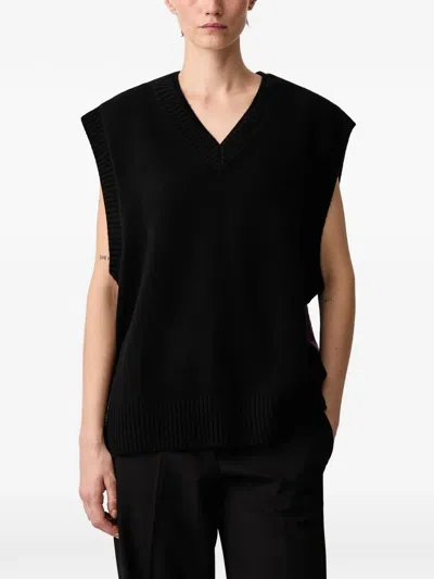 Wrstbhvr Rafael V-neck Vest In Black