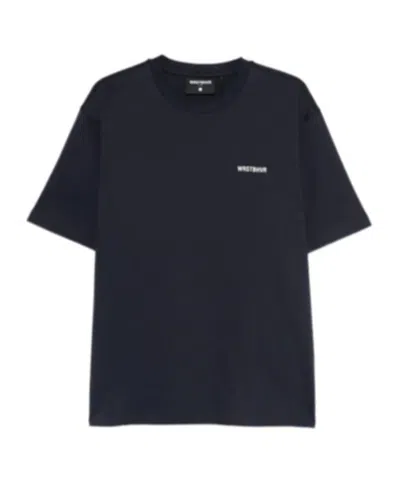 Wrstbhvr Round Neck T-shirt In Darksapphire