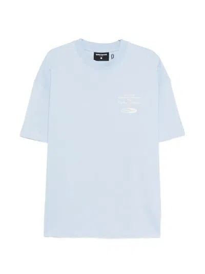 Wrstbhvr Round-neck T-shirt In Blue