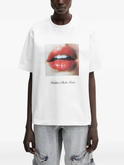 Wrstbhvr Zalno Graphic-print T-shirt In White