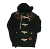 Wrung Men's Hoodie  Sweatshirt Hoodie "rover" Black In Unico