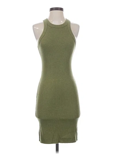 Pre-owned Wsly Casual Dress In Green