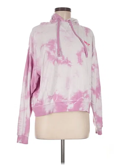Pre-owned Wsly Pullover Hoodie In Pink