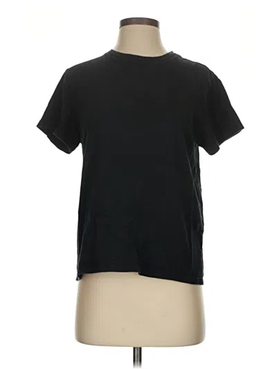 Pre-owned Wsly Short Sleeve T-shirt In Black