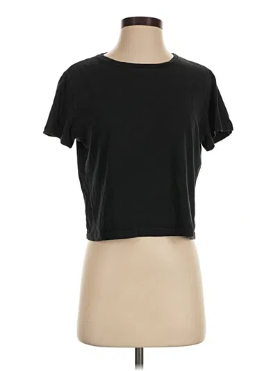 Pre-owned Wsly Short Sleeve T-shirt In Black