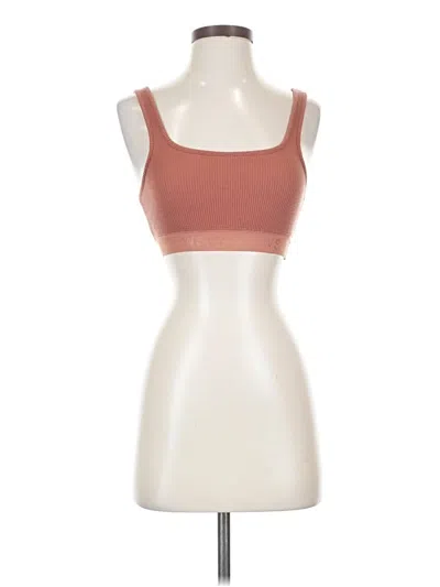 Pre-owned Wsly Sports Bra In Brown